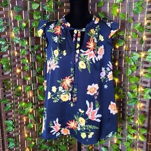 Ann Taylor Factory Floral Blouse